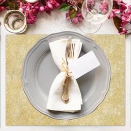 Table Runner 30 cm x 10 m Reusable Table Runner Golden Table Decoration for Wedding, Birthday, Christmas