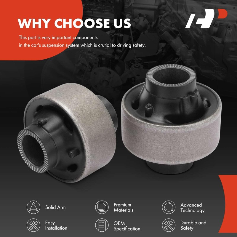A-Premium 2 x Front Lower Inner Rearward Control Arm Bushing