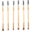 Pinceles de Maquillaje Doble Punta para Cejas y Pestañas Set