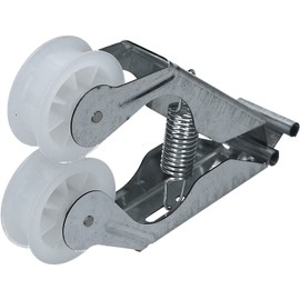 LUTH Premium Profi Parts Tensioner Pulley with Holder for Tumble Dryers Compatible with Bauknecht 481235818055 Bosch 00480773