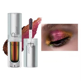 ZUK Liquid Multichrome Eyeshadow Stick, Multi-Dimensional Glitter Eye Looks, High Pigmented Eye Shadow, Quick Drying Eye Brightener Stick, Waterproof Smudge-proof Metallic Eyeshadow