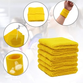 Wristband, Sports Band, Wrist Band, Sweatband, Solid, Sweat Absorbent, Sports Equipment, Accessories, Sweat Absorbent, Quick Drying, Antibacterial, Odor-Resistant, Cotton Material, For Sports,