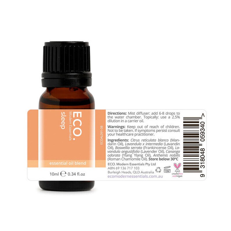ECO. Modern Essentials Sleep Essential Oil Blend, Rollerball 10ml