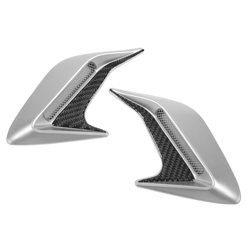 Pair Hood Side Air Vent Grill Decorative Cover Self Adhesive