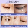 Sace Lady Máscara Impermeable Volumen Y Longitud, Negra,