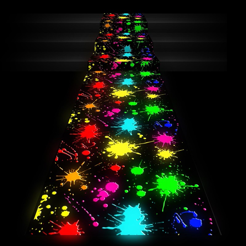 Haull 236 x 39 Inch Neon Light up Dance Floor
