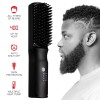 Red by Kiss Beard Hair Straightener Heated Comb Brush for