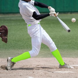 Haysandy Baseball Sock and Belt Combo Set 2 Thick Adjustable Softball Socks with Elastic Waist Belt for Youth Adults(Big Kid M,Green)