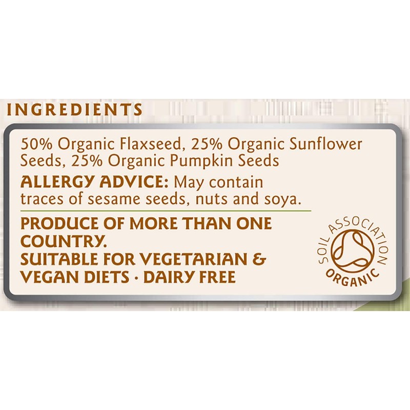 Linwoods Milled Organic Flaxseed Sunflower and Pumpkin Seeds, 425 g