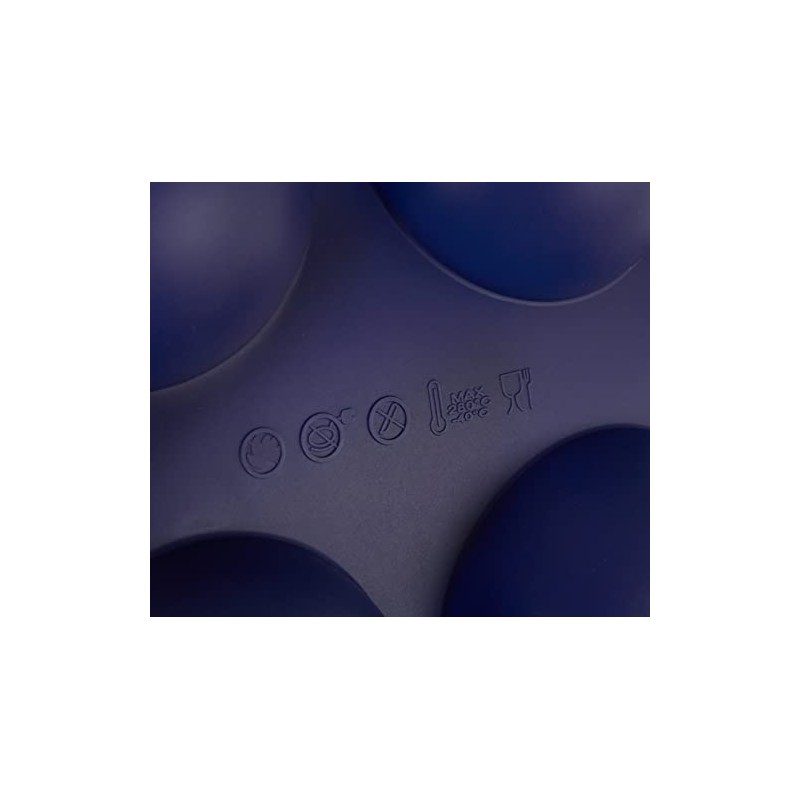 Ibili 870033 Half-Sphere Baking Mould 6 Half-Spheres