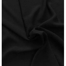 wowfabric4less123 Black rayon  fabric 58” Width Sold By The Yard