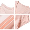 ZUEVI School Vest, Girls' Uniform Vest, Student, V-Neck, Loose Knit,