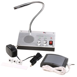 UHPPOTE Dual Way Bank Office Store Bus Station Hospital Security Window Counter Intercom Interphone External Speaker Guard Glass