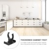 Angoily 10 Sets Cabinet Toe Kick Clips Kitchen Plinth Clips