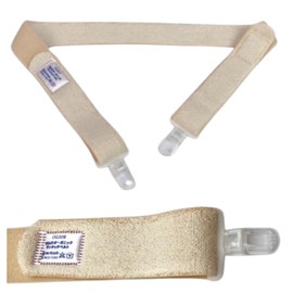 Wide Mesh One-Touch Belt 308B (Free), Beige