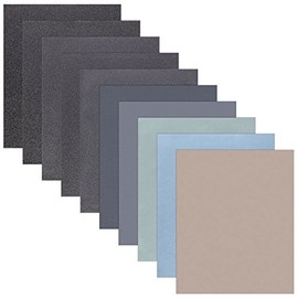 5 Sheets P2000 Grit Sandpaper Wet and Dry Sandpaper 230 x 280 mm