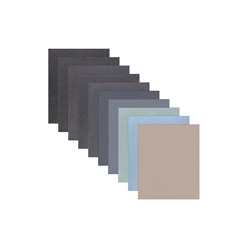 5 Sheets P2000 Grit Sandpaper Wet and Dry Sandpaper 230