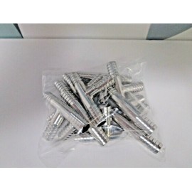 Unbranded 10 FOOD GRADE STAINLESS STEEL 3/8" x 3/8" x 1/4" BARB T TEE HOSE FITTING SPLICE