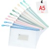 Vicloon Document Bag A5, Pack of 10 Zip Pockets with