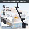 4 Step Boat Trailer Steps,Heavy Duty Boat Steps with Handle