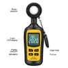 Light Meter Digital Illuminance Meter Handheld Ambient Temperature Measurer, Range