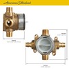 American Standard RU108 Flash Shower Rough-in Valve with PEX Inlets