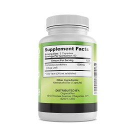 V-HealthTech ORGANOPLEX - Chaya (Tree Spinach) - Leaf Powder – 180 Veggie Capsules