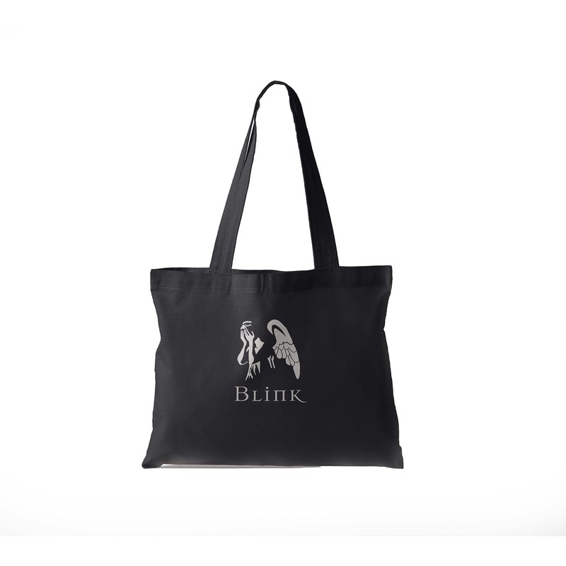 Weeping Angel Tote Bag Black