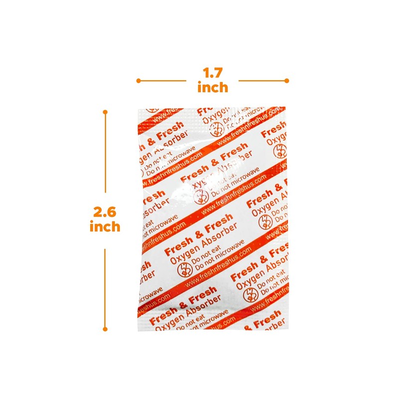 Fresh Brand 300 CC [30 Packets] Premium Oxygen Absorbers for