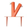 Hi-Flame Steel Parasol Holder with 2 Positions for Park, Patio,