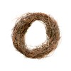 GLOREX Vine Wreath Fine 25 cm, Vines Branches, Natural, 25