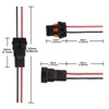 TOMALL 9005 HB3 Socket for Headlights Fog Lights Replacement Male