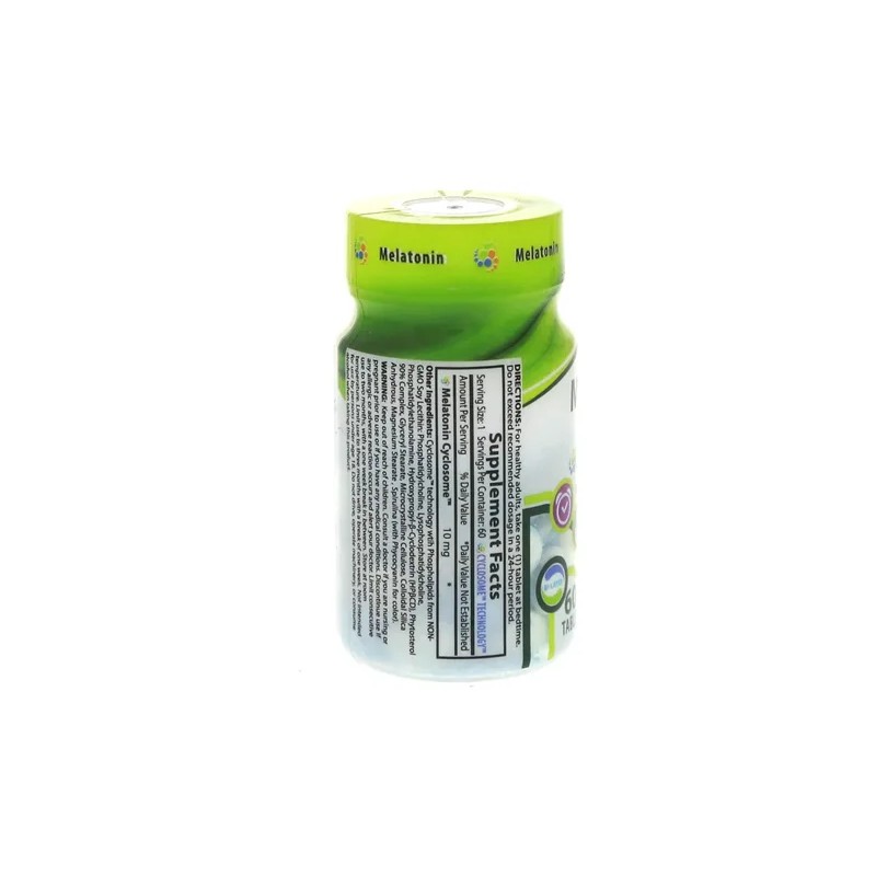 Natures Essentials Melatonina 10mg 2 Frascos 60 Tabletas