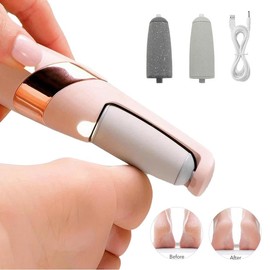 Electric Foot Callus Remover Tool, Portable Electronic Feet File Pedicure Tools,  Rechargeable Waterproof Foot Scrubber File for Dead, Hard, Cracked Dry Skin, Nail Care, Cuticle Art, Manicure&Nail Art,Foot grinder, compact pedicure tool Nippers - Color: 