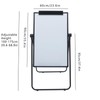 Dry Erase Board with Stand, 35 * 24" Double Sided