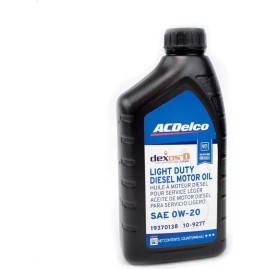 ACDelco 6x AC DELCO 3.0L LM2 DURAMAX  DIESEL 0W-20 DEXOS D APPROVED OIL 19370138 10-9277