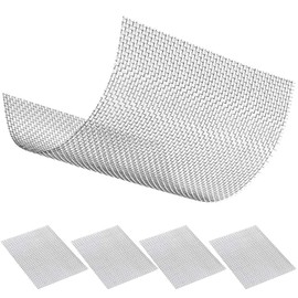 Stainless Steel Wire Mesh Stainless Steel Mesh 20 Mesh Stainless Steel Mesh Fine Mesh Craft Vole Mesh Wire Mesh Stainless Steel Mesh for Windows, Kitchen