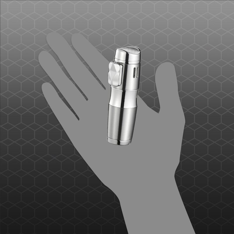 Visol Epicron Triple Flame Butane Torch Refillabe Gas Lighter (Shipped
