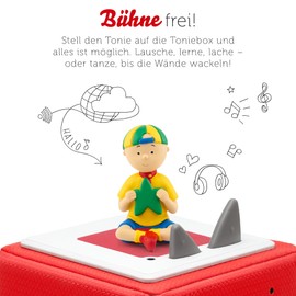 tonies Audio Figures for Toniebox, Caillou - Shooting Stars and Other Stories, Audio Play for Children from 3 Years, Playing Time Approx. 67 Minutes