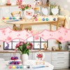 12 Sets Valentine's Day Mini Paint Set with Easel Canvas