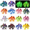 16 Pcs 3D Printed Frog Fridge Magnets, Articulated Movable Joints