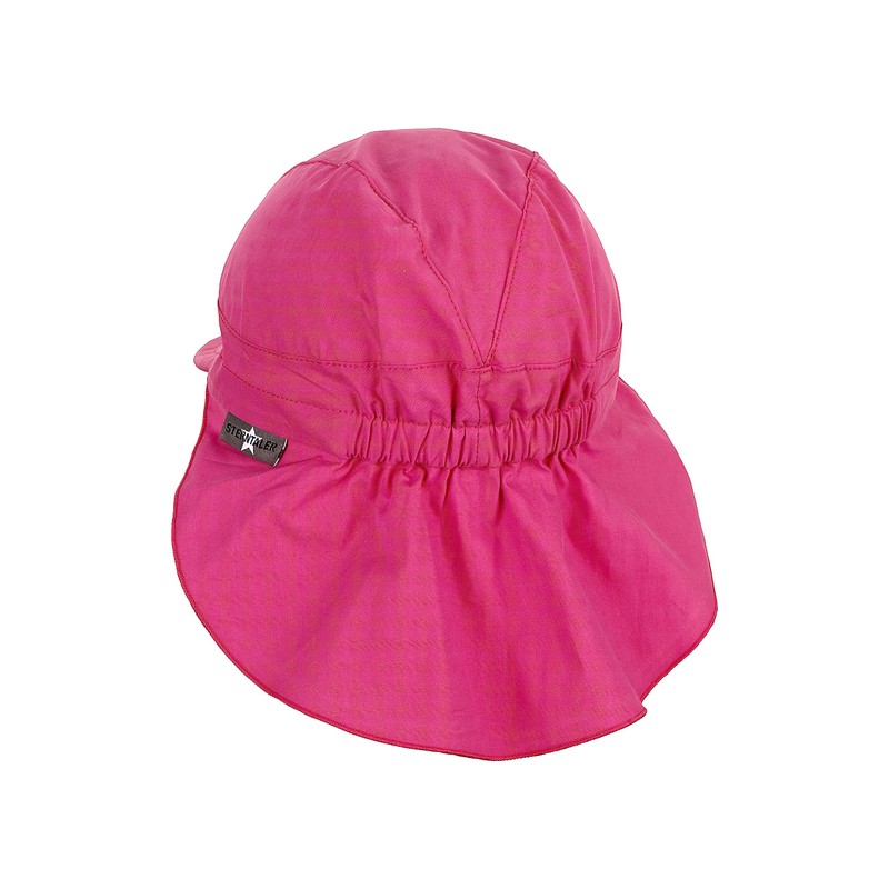 Sterntaler Unisex Peaked Cap with Neck Protection - 51 cm