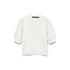 VERO MODA Women's Vmdoffy 2/4 O-Neck Pullover Ga Noos, Snow