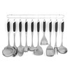 Hell's Kitchen 10 Piece Stainless Steel Utensil Set with Hanging