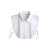 FunnAura White Detachable Collar, Universal Fake Collar for Women Men