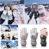 SamHeng Waterproof Thermal Gloves for Women, Anti-slip Touchscreen Gloves for