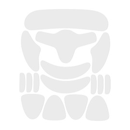 Pack of 256 Face Wrinkle Plasters, Natural and Night Wrinkle Treatment, Prevention of Reduction and Anti-Ageing, Skin Care Pads for Smoothing and Moisturizing Eyes, Mouth, Forehead