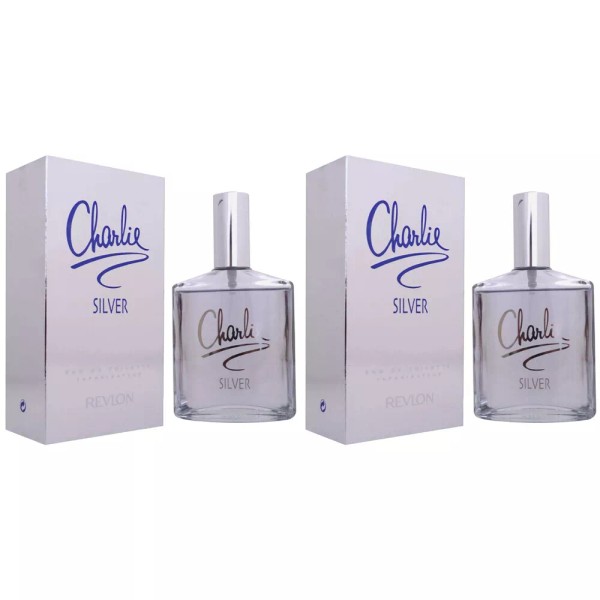Revlon Pack of 2 New Charlie Silver by Revlon for