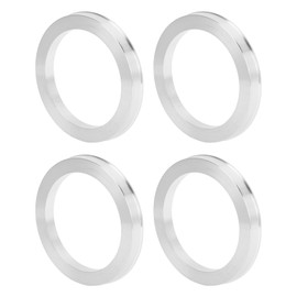 TUCKBOLD Car Wheel Hub Centric Rings Durable Wheels Center Shaft Shock Absorbing Hubrings Silver Tone 4 Pcs OD 84.1mm to ID 65.1 mm Aluminum Alloy
