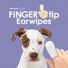 Petkin Fingertip Ear Wipes for Dogs and Cats, 100 Finger
